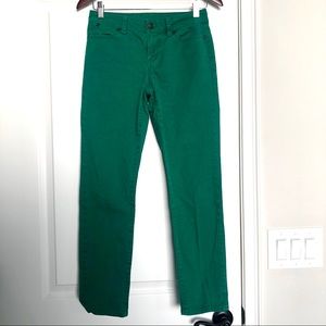 Talbots Green Heritage Slim Ankle Jeans